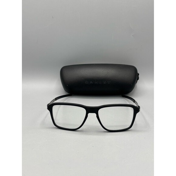 Unisex Oakley Wheel House eyeglasses in Satin Black with case